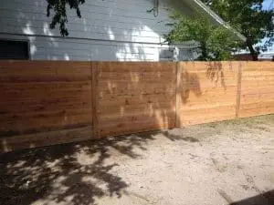 sideways privacy fencing fenton mo