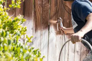 Fence staining service Fenton MO